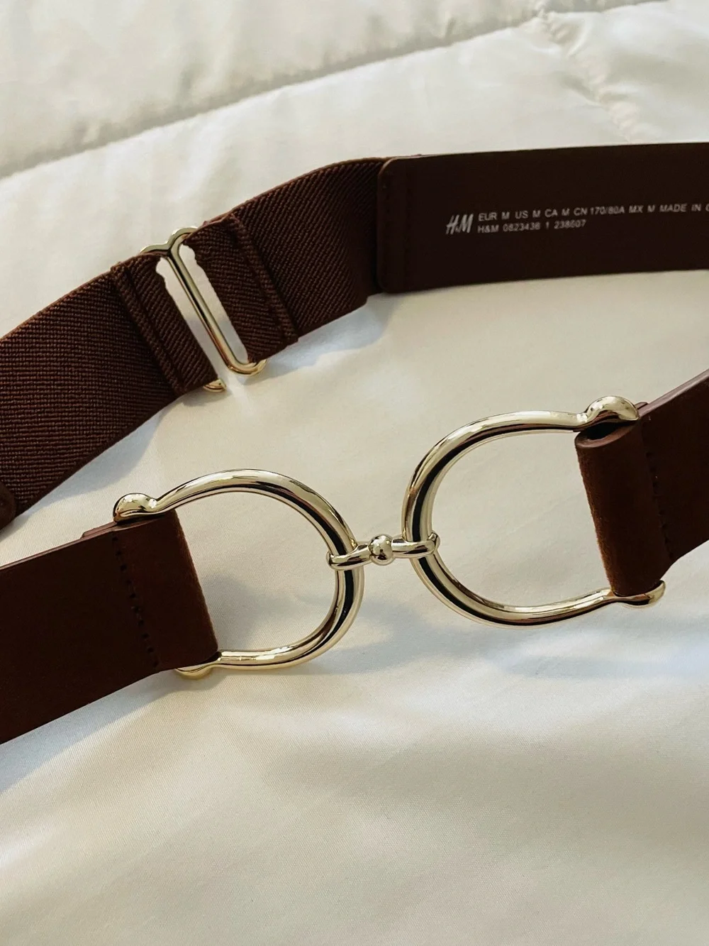 H&M Camel Stretch Belt